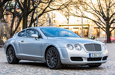 Provkör en Bentley