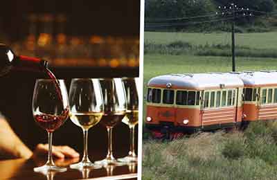 Tågresa med vinprovning & middag