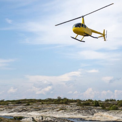 Privat helikoptertur - 20 min flygtid (4 pers)