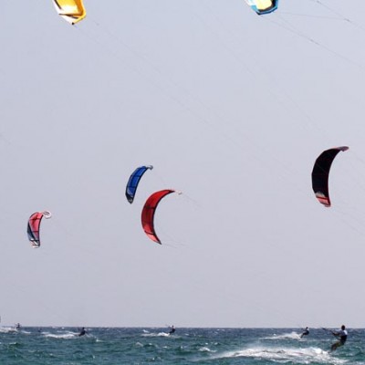 Prova på Kitesurfing